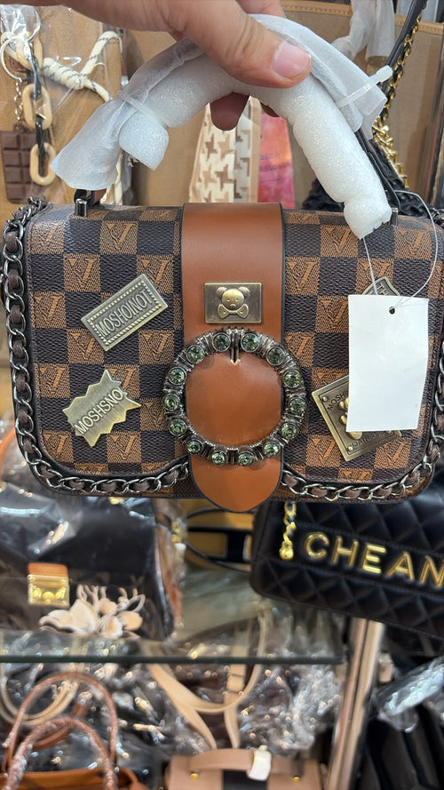 Brocade Bridal Sling - Gold detail view 1
